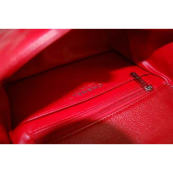 2010 Borse Chanel Flap Mini In Pelle Caviar Rosso Con Shw