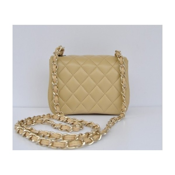 Albicocca Chanel 2011 Mini Bag Agnello Flap Con Multi Pierre Chi