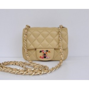 Albicocca Chanel 2011 Mini Bag Agnello Flap Con Multi Pierre Chi