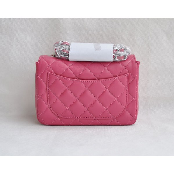 Borse Chanel Flap Mini 2011 Rose Agnello Con Shw