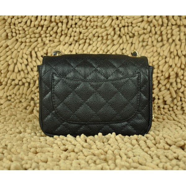 Chanel Classic Flap Borse In Pelle Caviale Mini Con Gold Hw