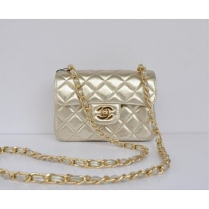 Chanel Classico In Pelle Di Agnello Flap Borse Mini Con La Luce