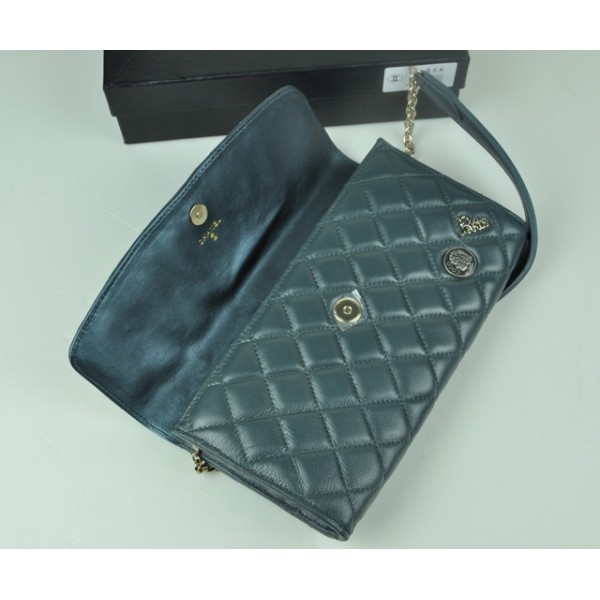 Mini Chanel Borse Chanel Classic Flap Mini Agnello Grigio Co