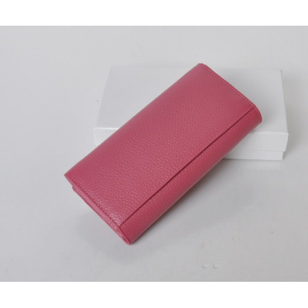 Chanel Portefeuilles Classiques Veau En Rose Logo Sollievo Ac