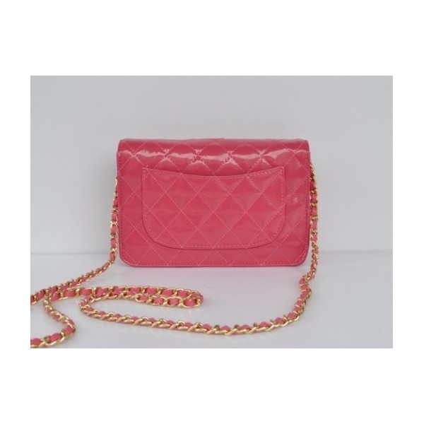 Portefeuilles Chanel A33814 Muir Verni Rouge Avec De Leccessiva