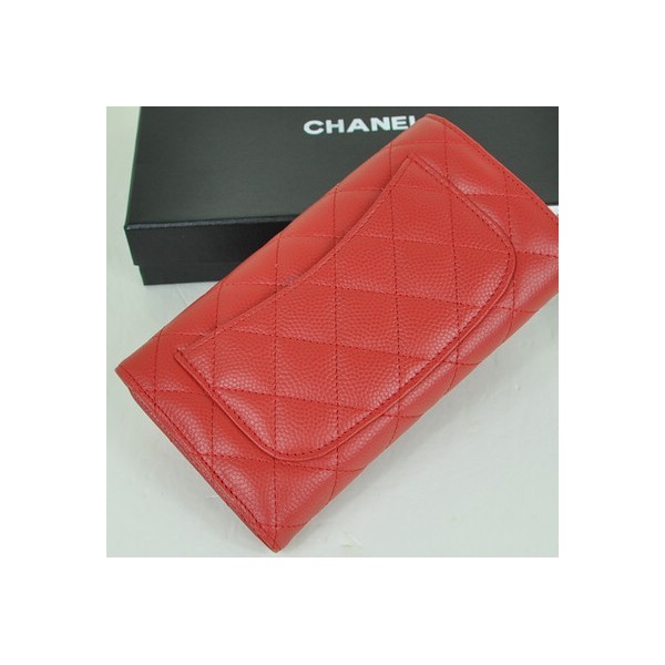 Portefeuilles Giri En Muir Grano Chanel Rouge