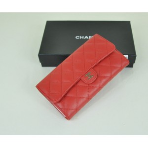 Portefeuilles Giri En Muir Grano Chanel Rouge