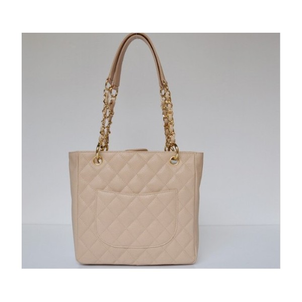 Chanel A20994 Classic Tote Gst Caviar Commerciale Beige Con Ghw