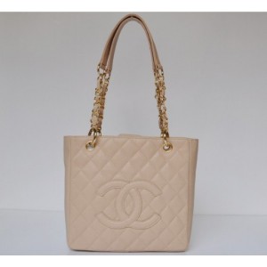 Chanel A20994 Classic Tote Gst Caviar Commerciale Beige Con Ghw