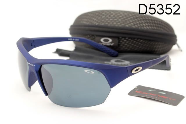 Oakley Commit Occhiali Da Sole Grigio Lente Profondità Blu Telaio