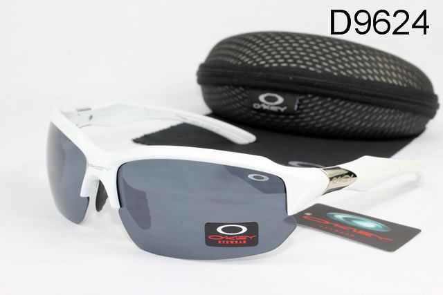 Oakley Commit Occhiali Da Sole Profondità Grigio Lente Bianco Telaio