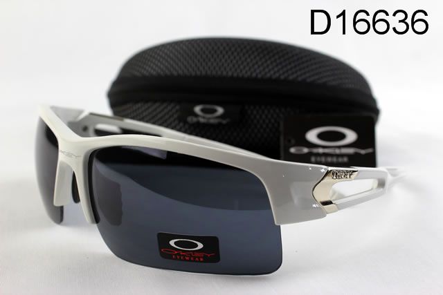 Oakley Commit Occhiali Da Sole Argento Bianco Nero