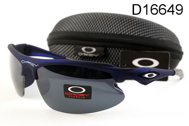 Oakley Commit Occhiali Da Sole Profondità Grigio Lente Profondità Blu Telaio