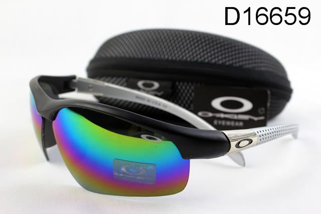 Oakley Commit Occhiali Da Sole Multicolore Lente Nero Argento Telaio