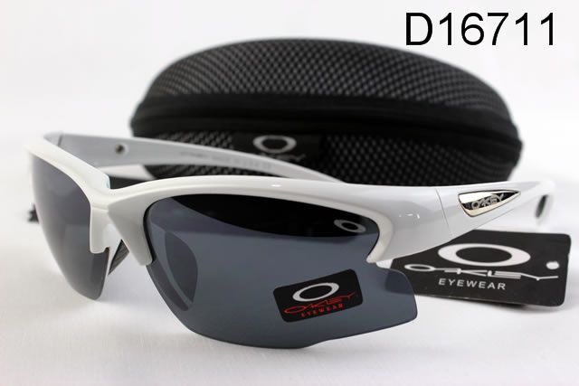 Oakley Commit Occhiali Da Sole Profondità Grigio Lente Bianco Telaio