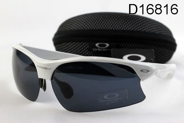 Oakley Commit Occhiali Da Sole Nero Lente Bianco Telaio