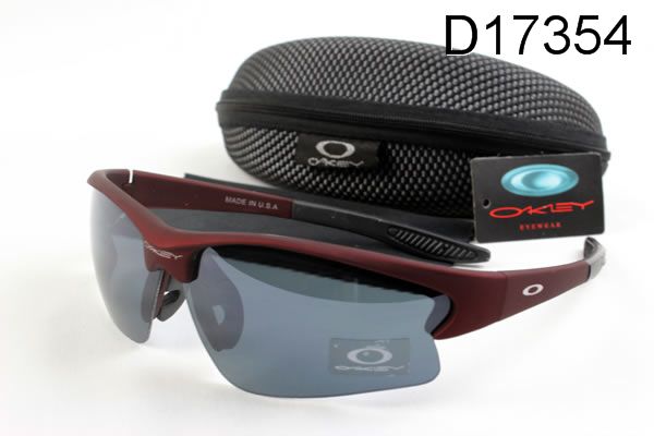 Oakley Commit Occhiali Da Sole Grigio Lente Scuro Rosso Telaio