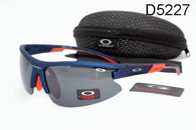 Oakley Commit Occhiali Da Sole Grigio Lente Blu Arancione Telaio