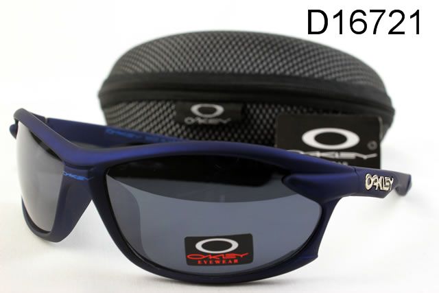 Oakley Active Occhiali Da Sole Profondità Grigio Lente Profondità Blu Telaio