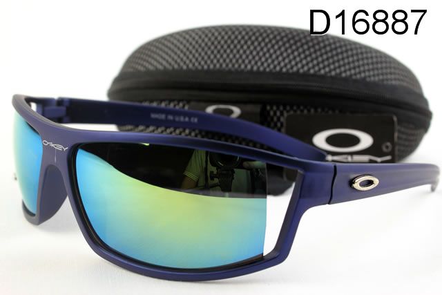 Oakley Active Occhiali Da Sole Multicolore Lente Profondità Blu Telaio