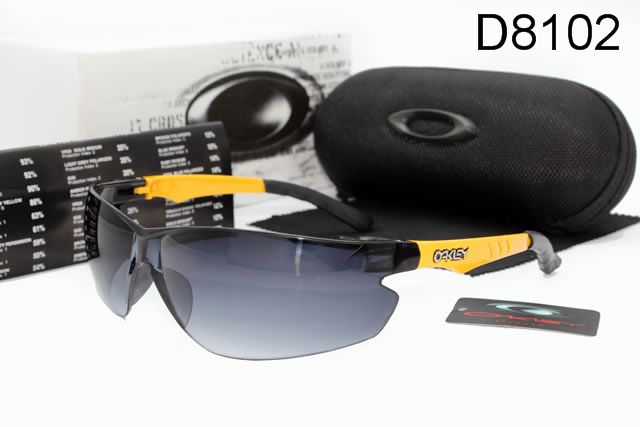 Oakley AAA Sport Shield Occhiali Da Sole Nero Giallo Telaio