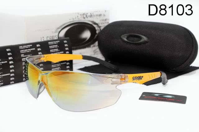 Oakley AAA Sport Shield Occhiali Da Sole Giallo Telaio