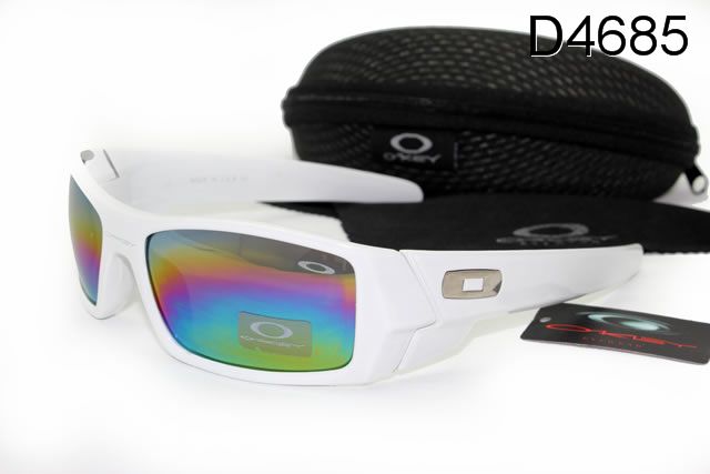 Oakley Gascan Occhiali Da Sole Bianco Telaio Colorato Lente