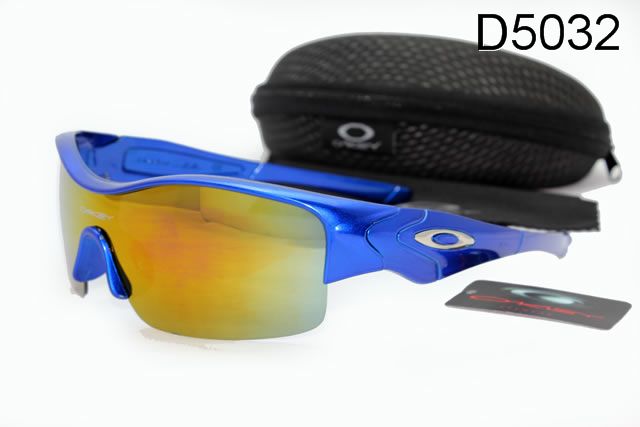 Oakley Half Straight Jackets Occhiali Da Sole Blu Giallo