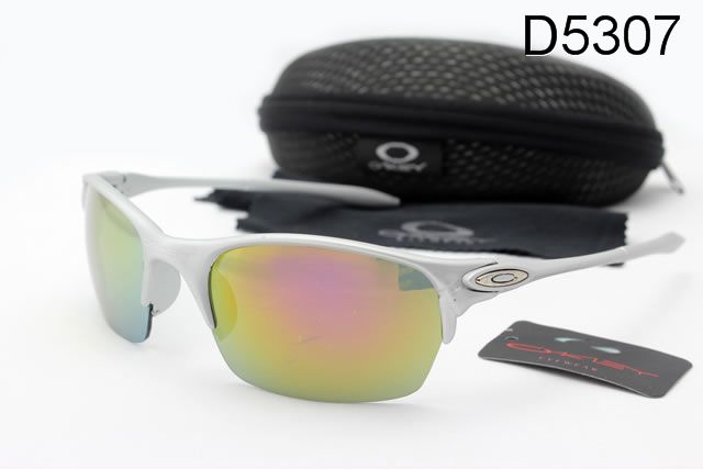 Oakley Half X Occhiali Da Sole Argento Bianco Telaio Colorato Lente