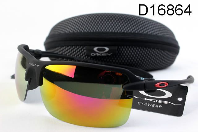 Oakley Half X Occhiali Da Sole Nero Telaio Colorato Lente