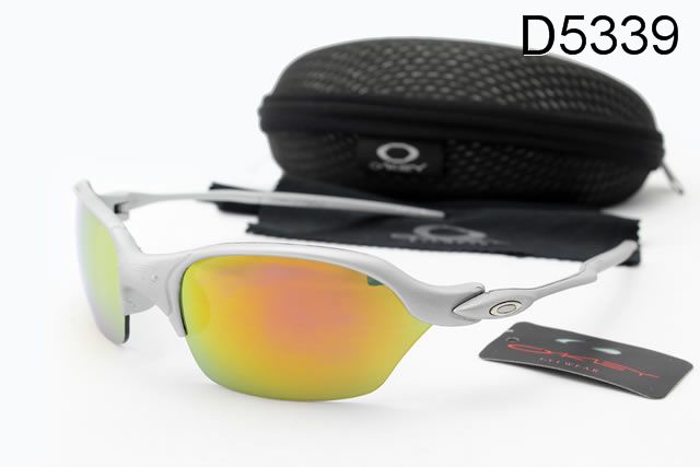 Oakley Half X Occhiali Da Sole Argento Bianco Telaio Colorato Lente