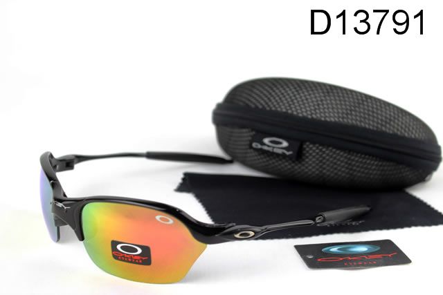 Oakley Half X Occhiali Da Sole Nero Telaio Colorato Lente