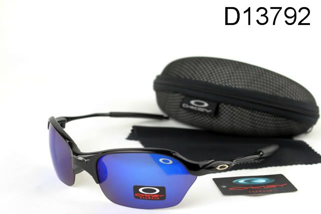 Oakley Half X Occhiali Da Sole Nero Telaio Blu Lente