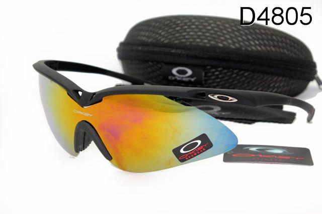 Oakley M Frame Occhiali Da Sole Shield Nero Giallo Blu