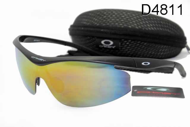 Oakley M Frame Occhiali Da Sole Shield Nero Telaio Colorato Lente