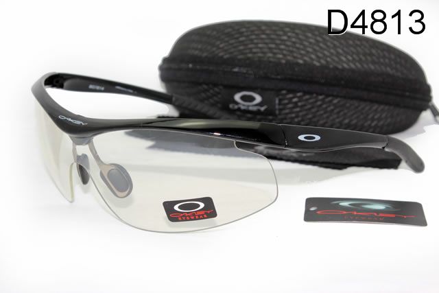 Oakley M Frame Occhiali Da Sole Shield Nero Telaio Transparent Lente