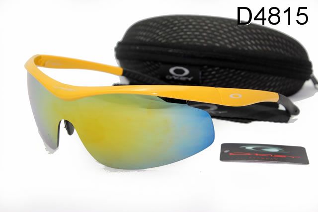 Oakley M Frame Occhiali Da Sole Shield Giallo Telaio Giallo Blu Lente