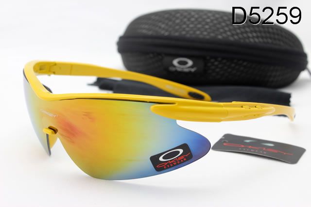 Oakley M Frame Occhiali Da Sole Shield Giallo Telaio Giallo Blu Lente