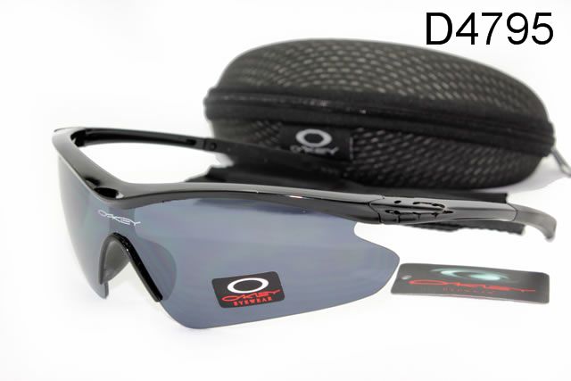 Oakley M Frame Occhiali Da Sole Shield Nero Grigio