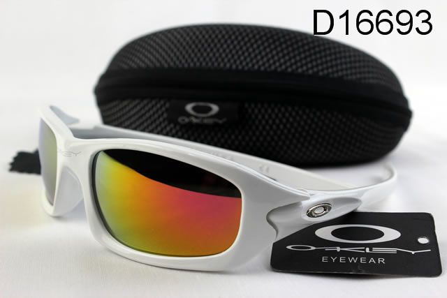 Oakley Monster Dog Occhiali Da Sole Bianco Telaio Colorato Lente