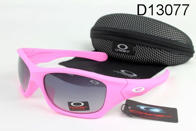 Oakley Pit Bull Occhiali Da Sole Rosa Telaio Grigio Lente