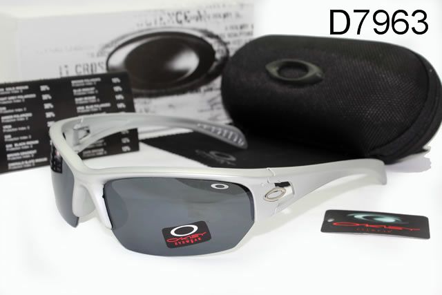 Oakley AAA Commit Occhiali Da Sole Bianco Grigio