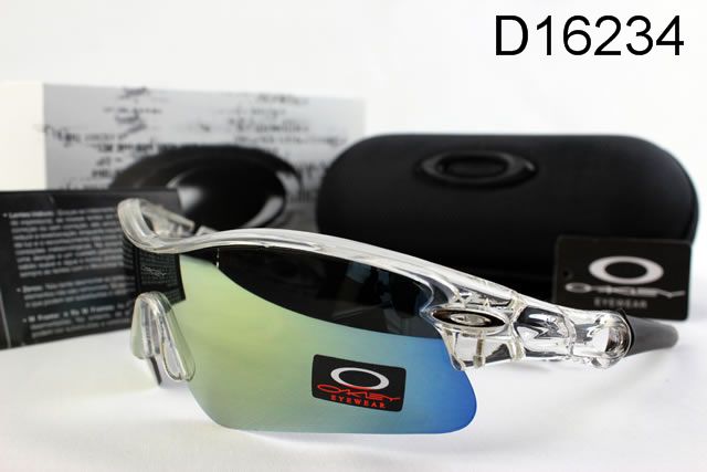 Oakley AAA Sport Shield Occhiali Da Sole Transparent Telaio