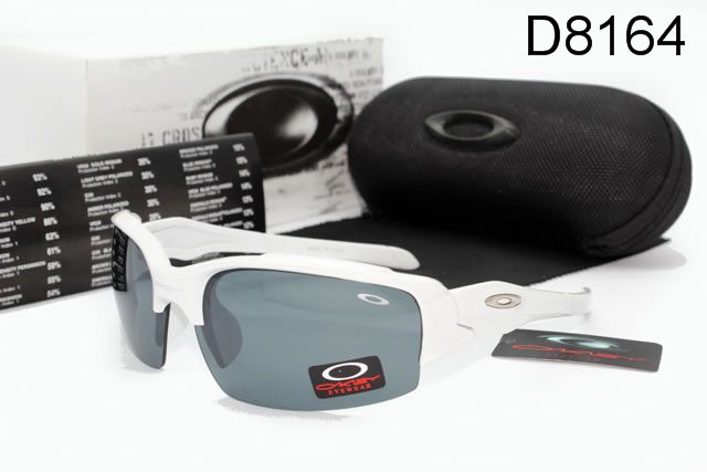 Oakley AAA Commit Occhiali Da Sole Bianco Telaio Grigio Lente