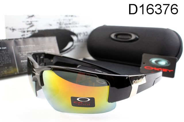 Oakley AAA Commit Occhiali Da Sole Nero Telaio Giallo Lente