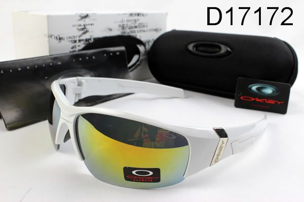 Oakley AAA Commit Occhiali Da Sole Bianco Telaio Giallo Lente