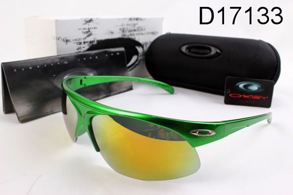 Oakley AAA Commit Occhiali Da Sole Verde Telaio Giallo Lente