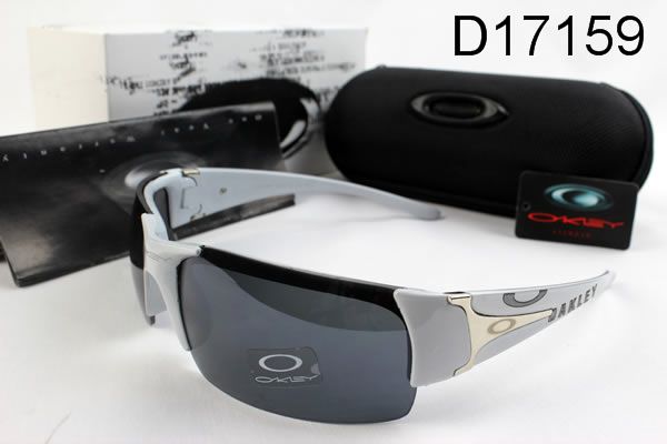 Oakley AAA Commit Occhiali Da Sole Bianco Telaio Profondità Grigio Lente