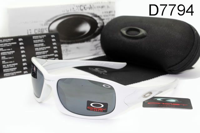 Oakley Monster Dog AAA Occhiali Da Sole Bianco Grigio