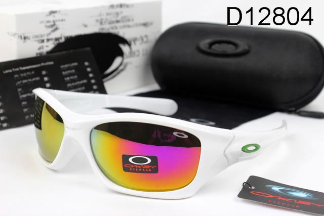 Oakley Pit Bull AAA Occhiali Da Sole Bianco Telaio Colorato Lente